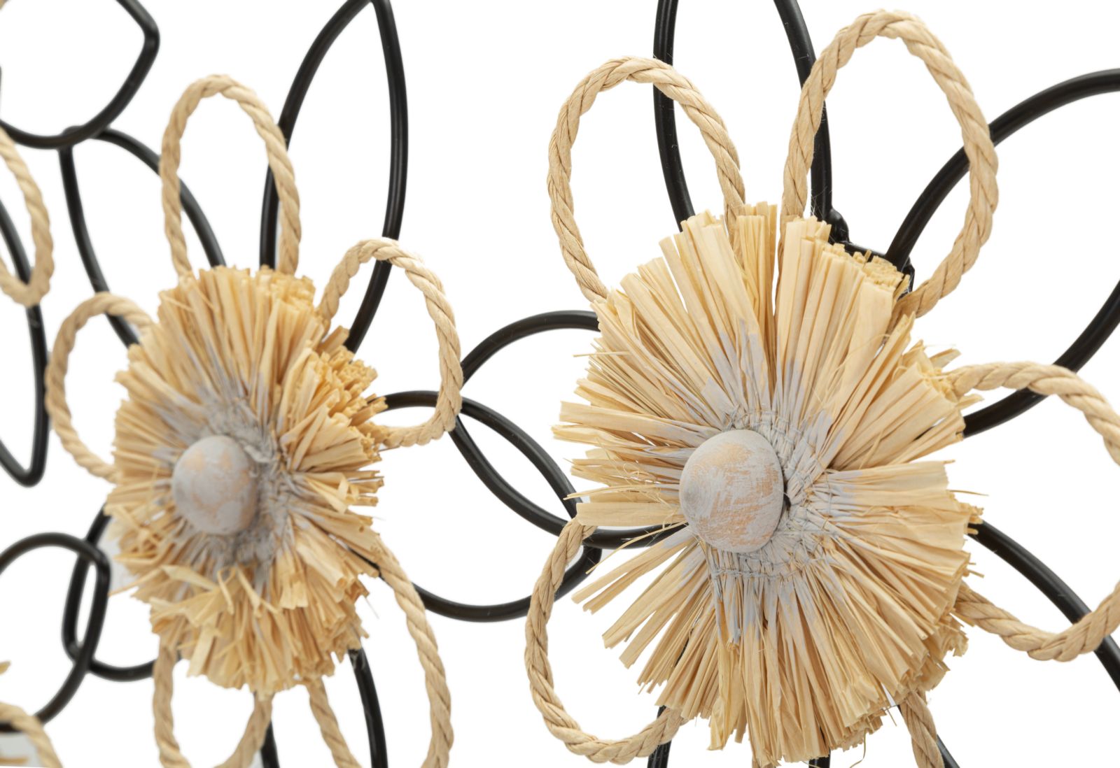 Dekoratívny panel E Raffia Flow Mauro Ferretti, čierny