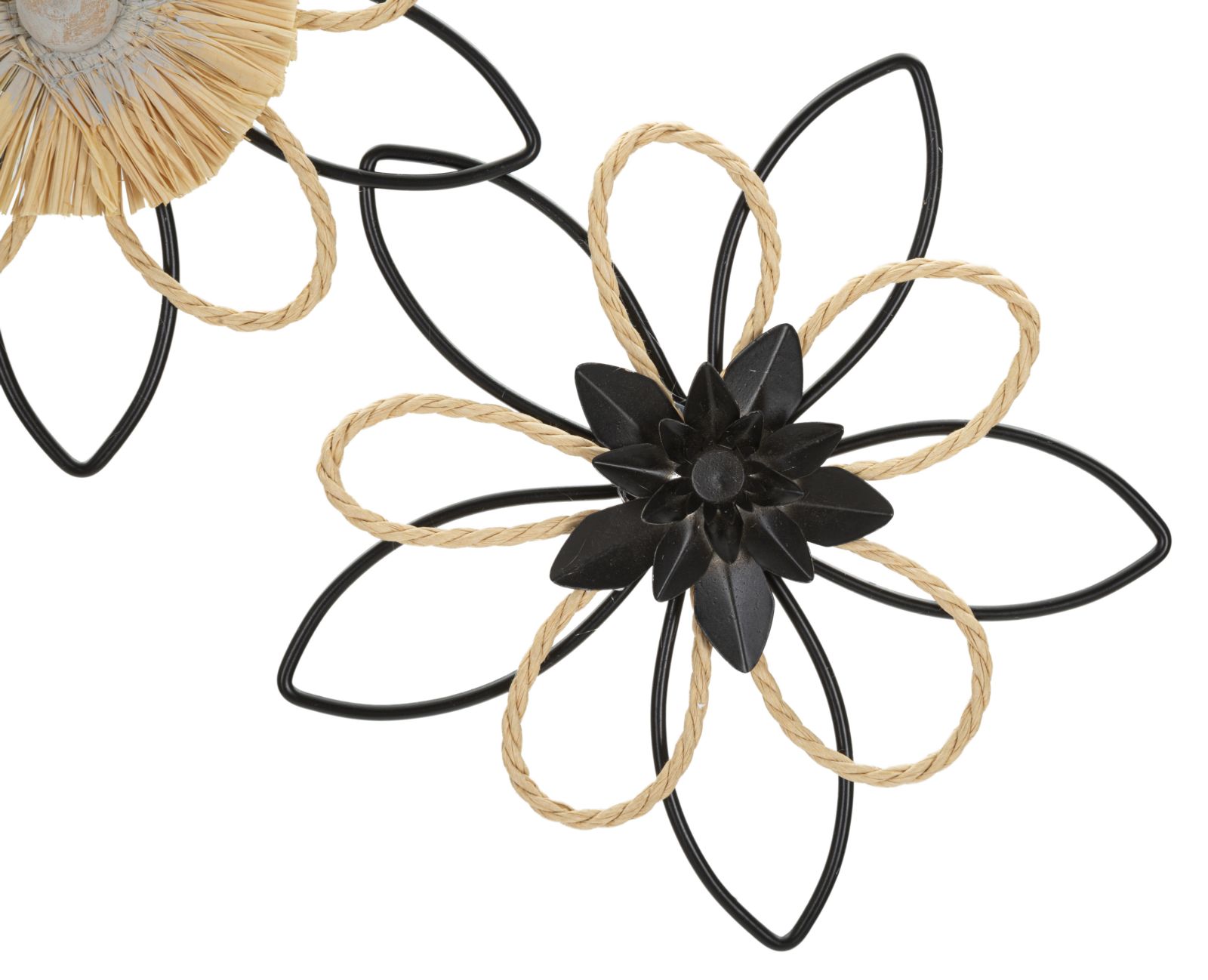 Dekoratívny panel E Raffia Flow Mauro Ferretti, čierny