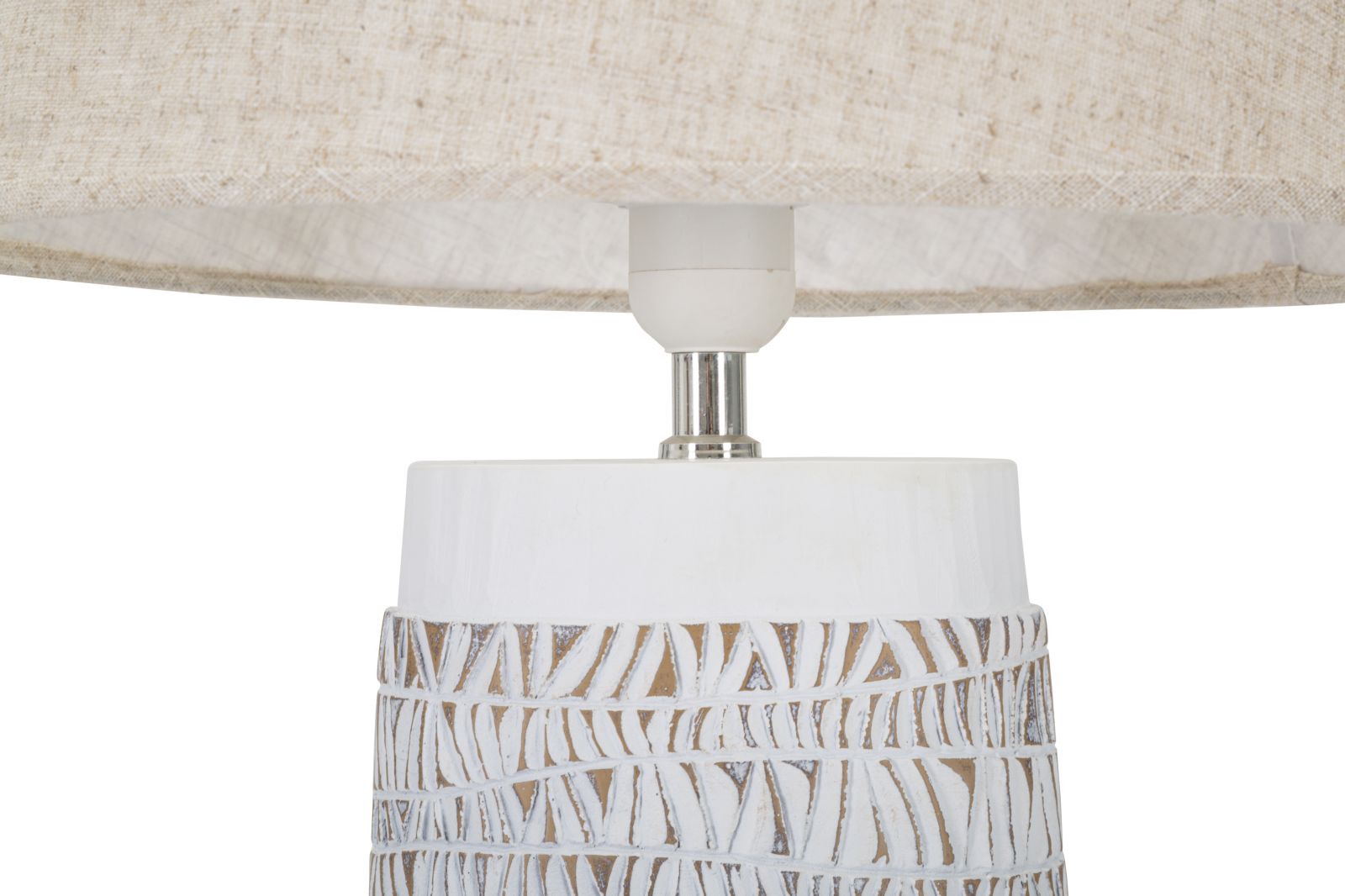 Stolová lampa Nairobi Mauro Ferretti, biela