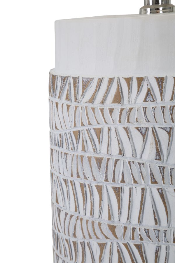 Stolová lampa Nairobi Mauro Ferretti, biela