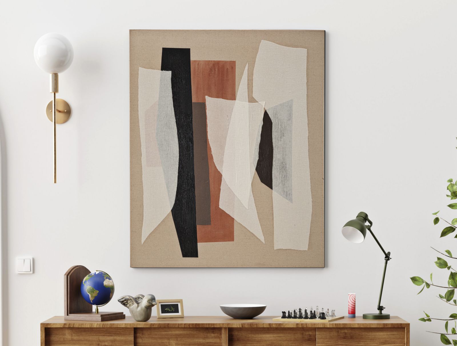 Dekoratívny doplnok Dipinto Su Tela Mauro Ferretti 80×2,8×100 cm