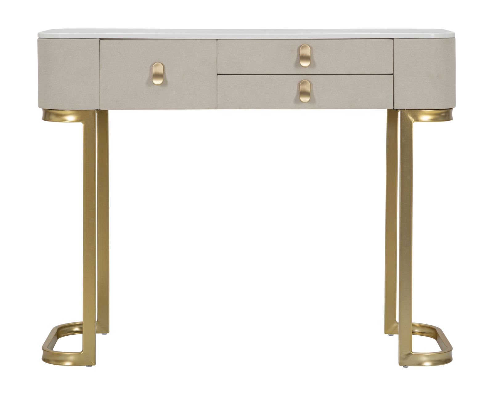 Toaletný stolík Console Cassetti Beauty Mauro Ferretti, ružový/zlatý/biely