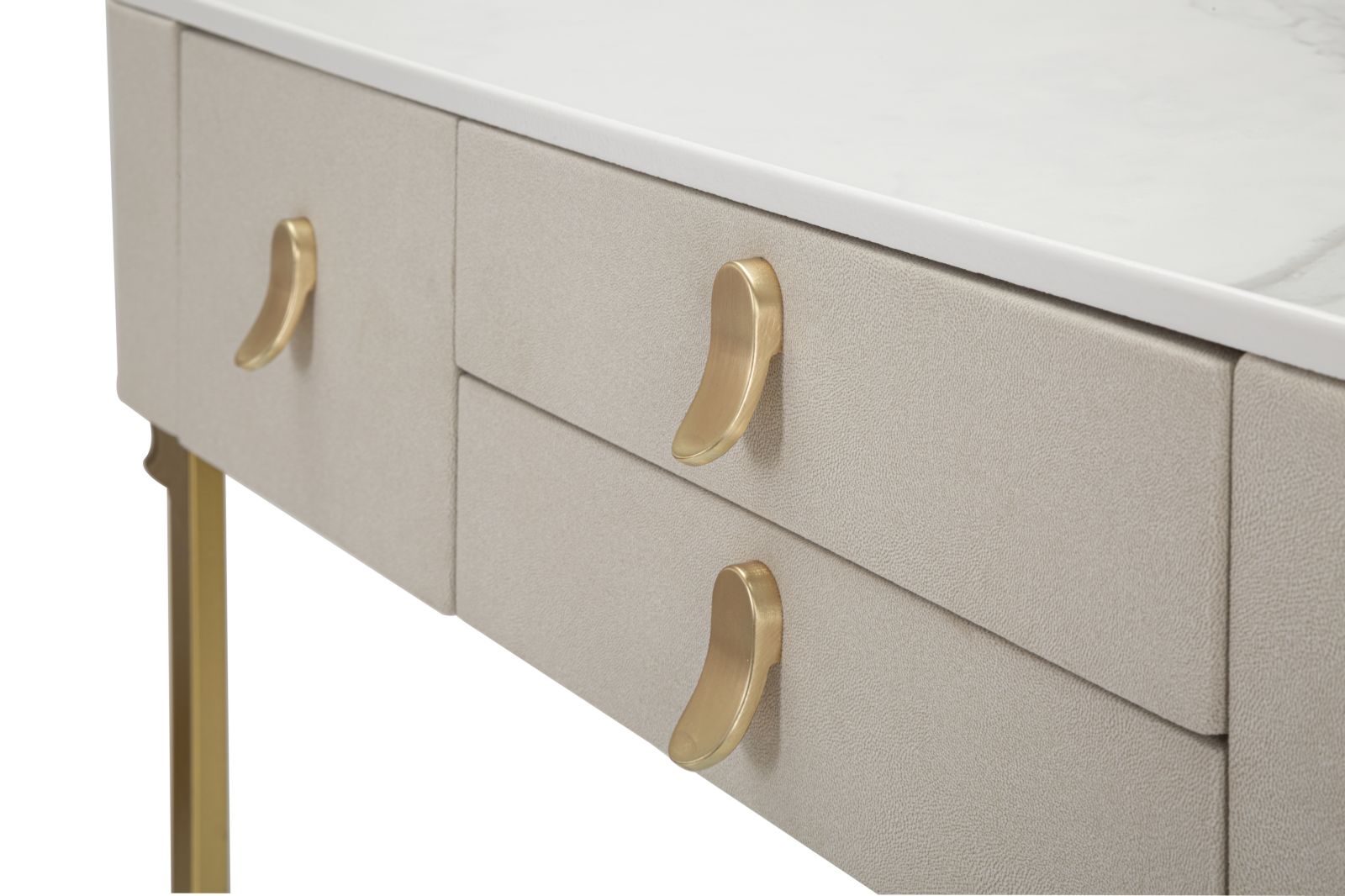 Toaletný stolík Console Cassetti Beauty Mauro Ferretti, ružový/zlatý/biely