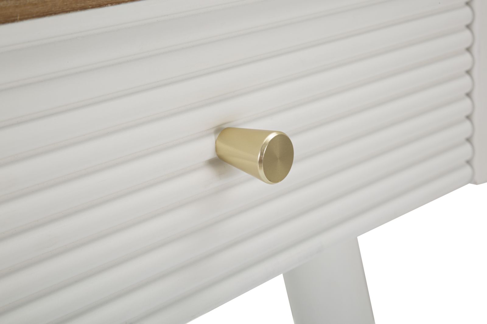 Dekoratívny stolík Comodino Matera Mauro Ferretti, biely/drevo