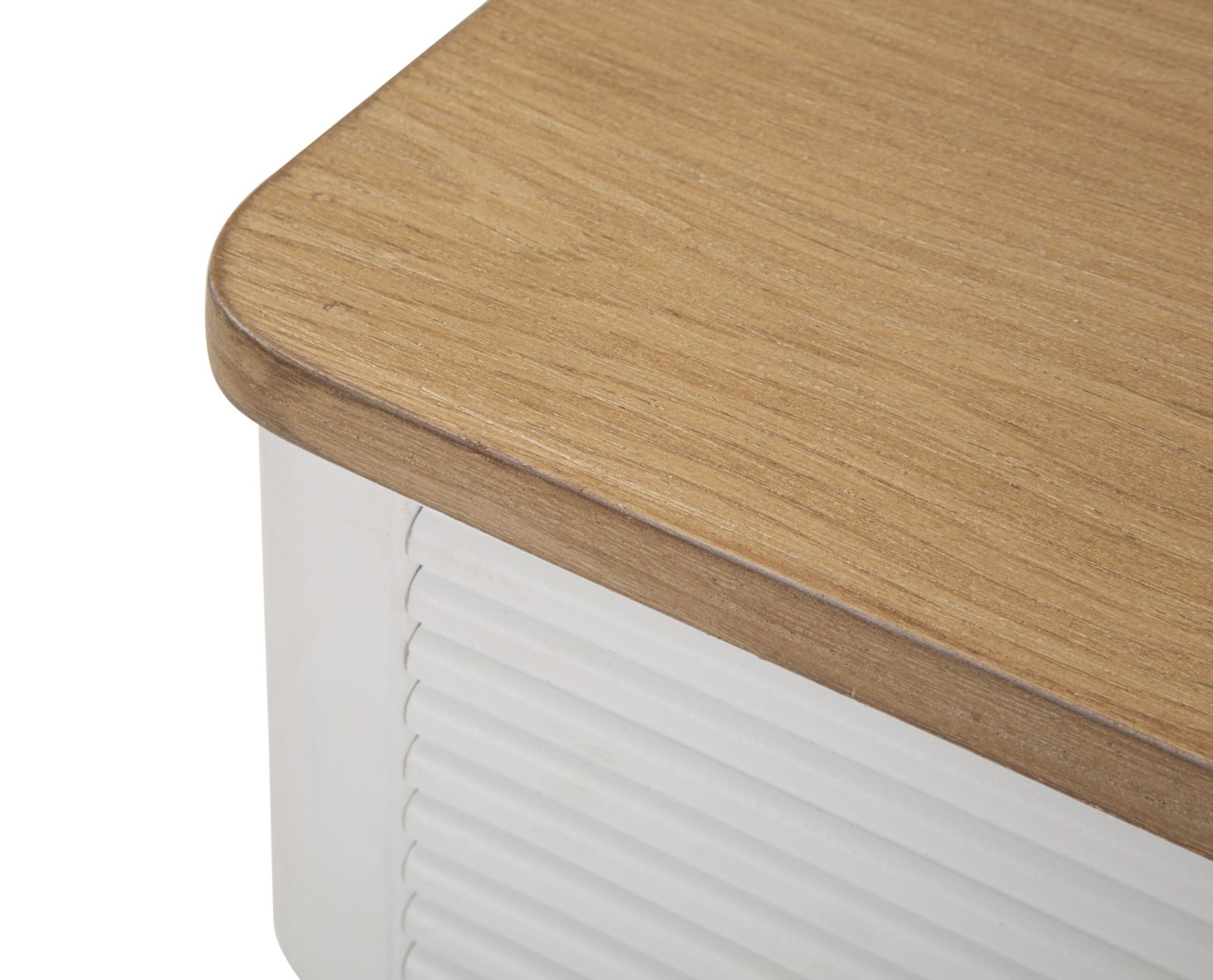 Dekoratívny stolík Comodino Matera Mauro Ferretti, biely/drevo
