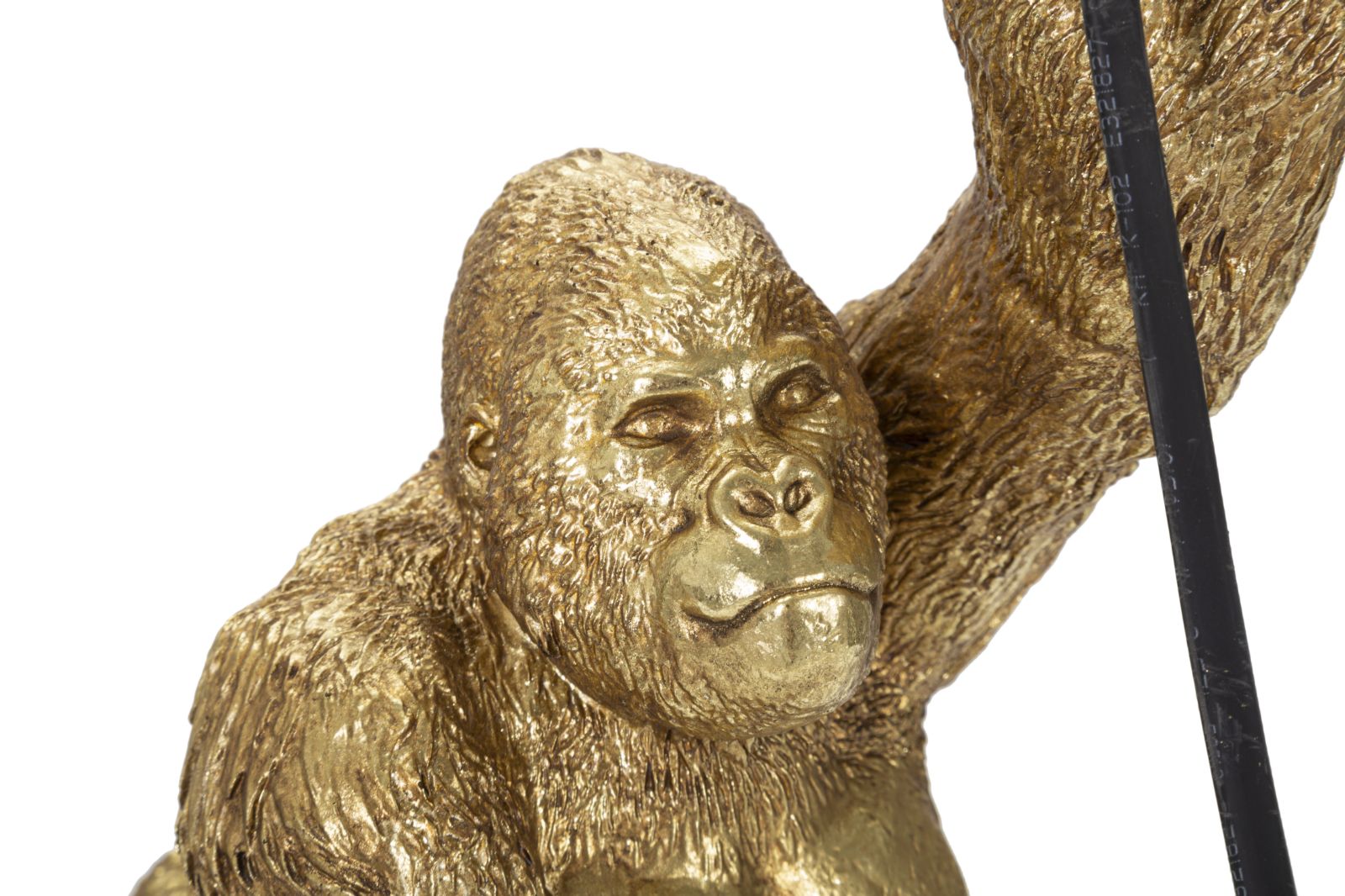 Dizajnová lampa Gorilla Mauro Ferretti, zlatá