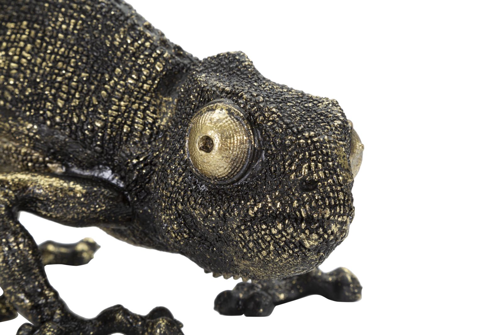 Dizajnová lampa Camaleonte Mauro Ferretti, čierna/zlatá