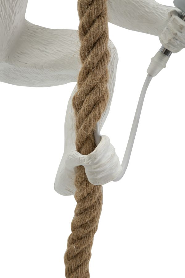 Dizajnová lampa Lampadario Monkey Bianco Mauro Ferretti, biela