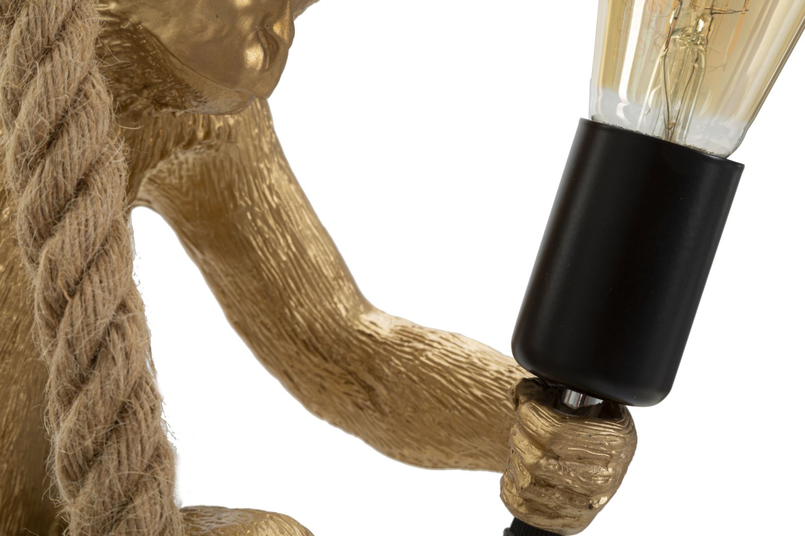 Dizajnová lampa Lampadario Monkey Oro Mauro Ferretti, zlatá