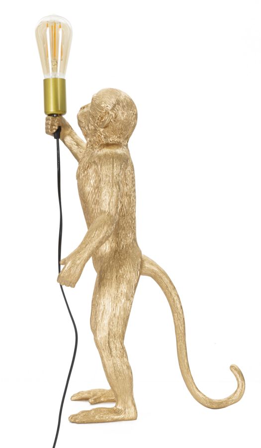 Stolová lampa Monkey Oro Mauro Ferretti, zlatá