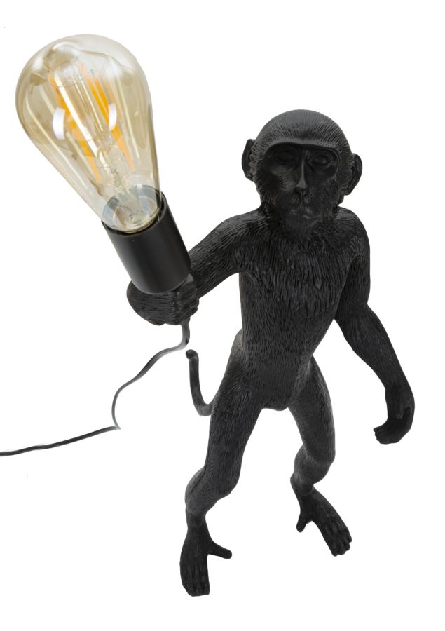 Stolová lampa Monkey Nero Mauro Ferretti, čierna