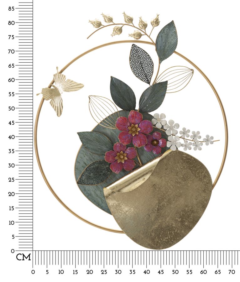 Dekoratívny panel Gard Mauro Ferretti, zlatý/farebný