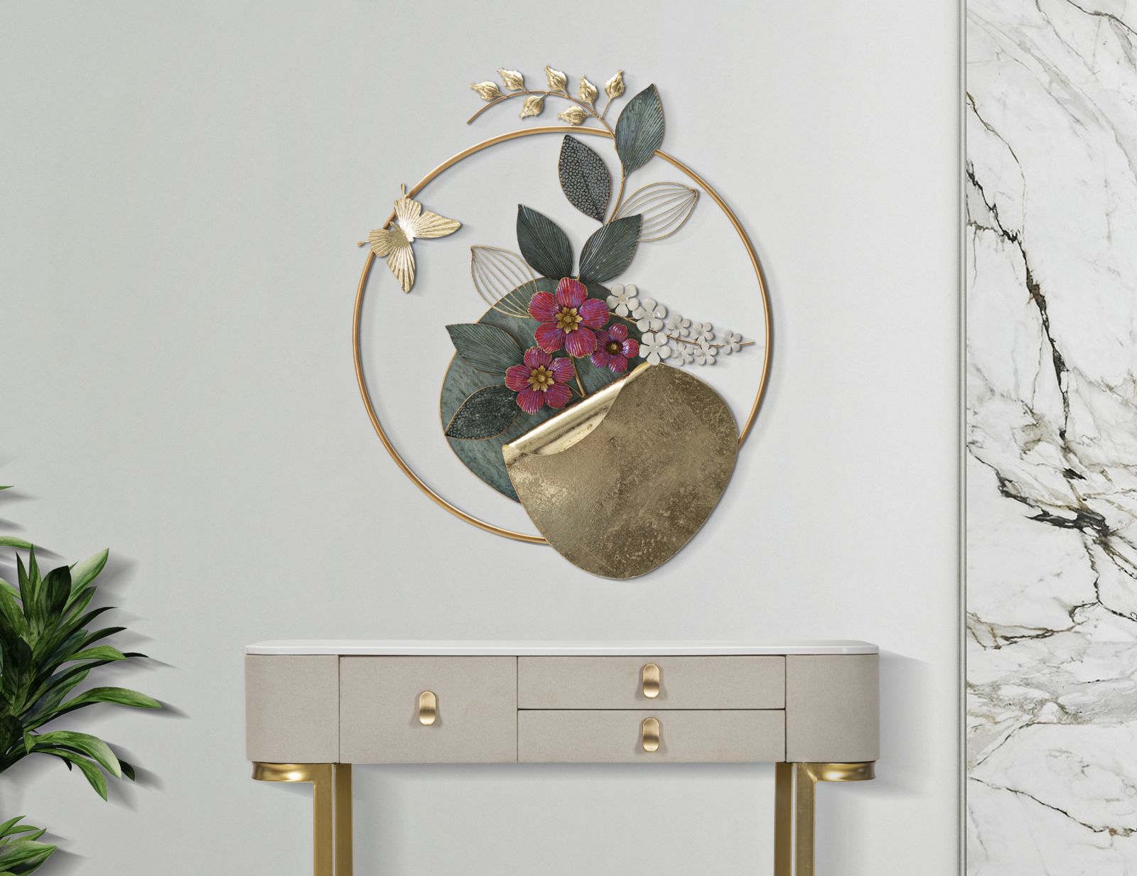 Dekoratívny panel Gard Mauro Ferretti, zlatý/farebný