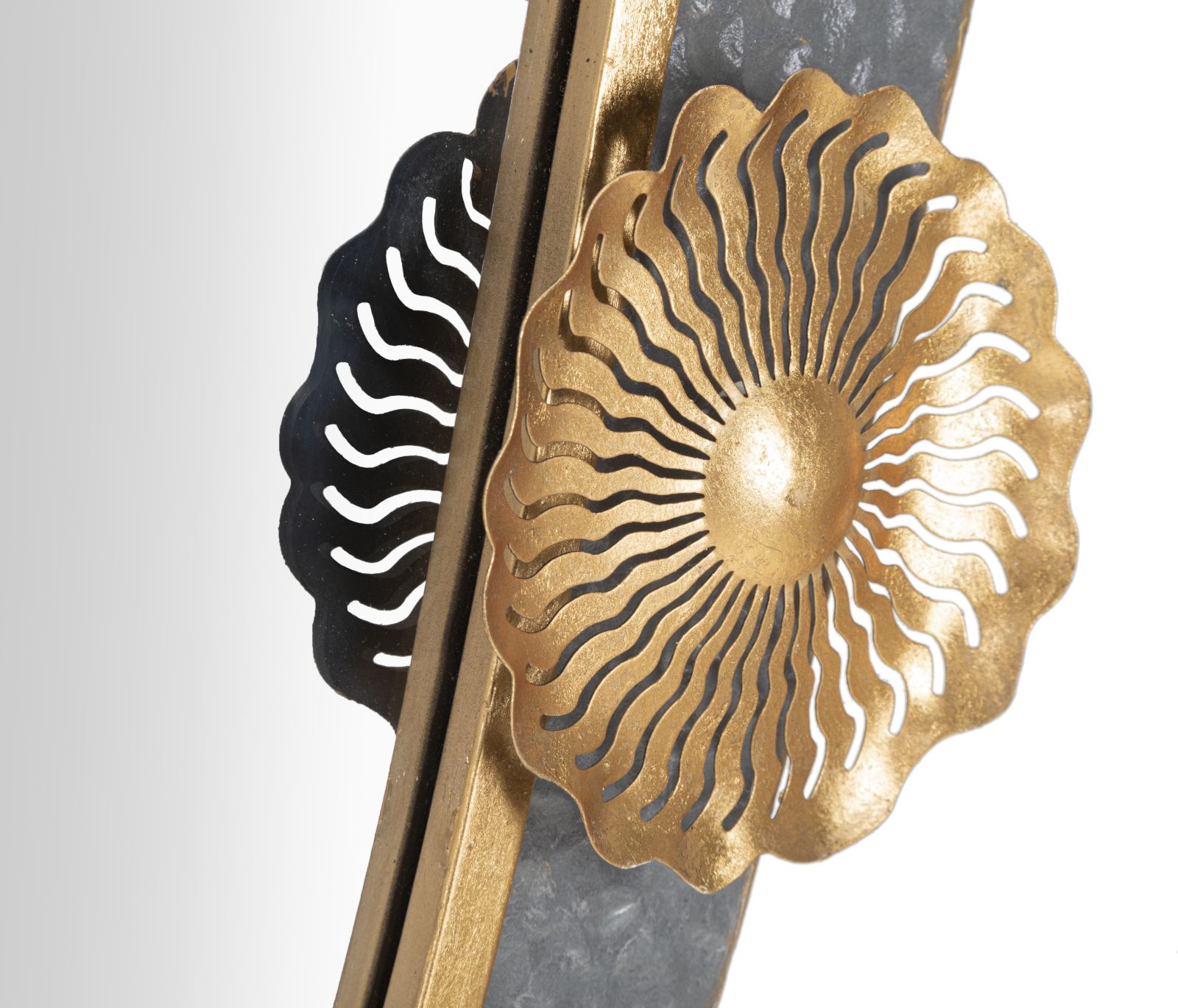 Zrkadlo Art Mauro Ferretti, sivá/zlatá