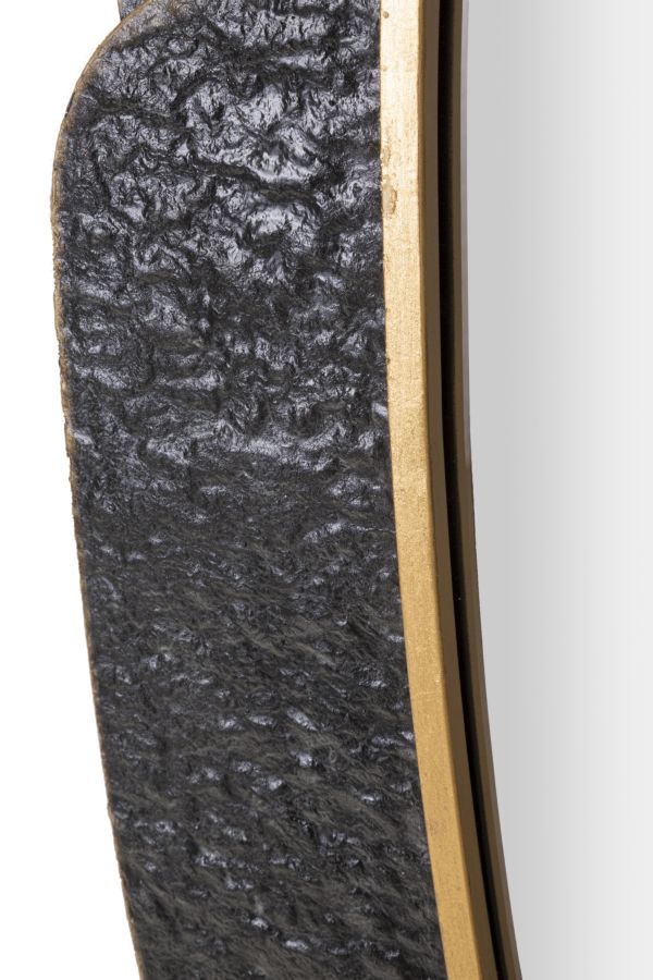 Zrkadlo Art Mauro Ferretti, sivá/zlatá