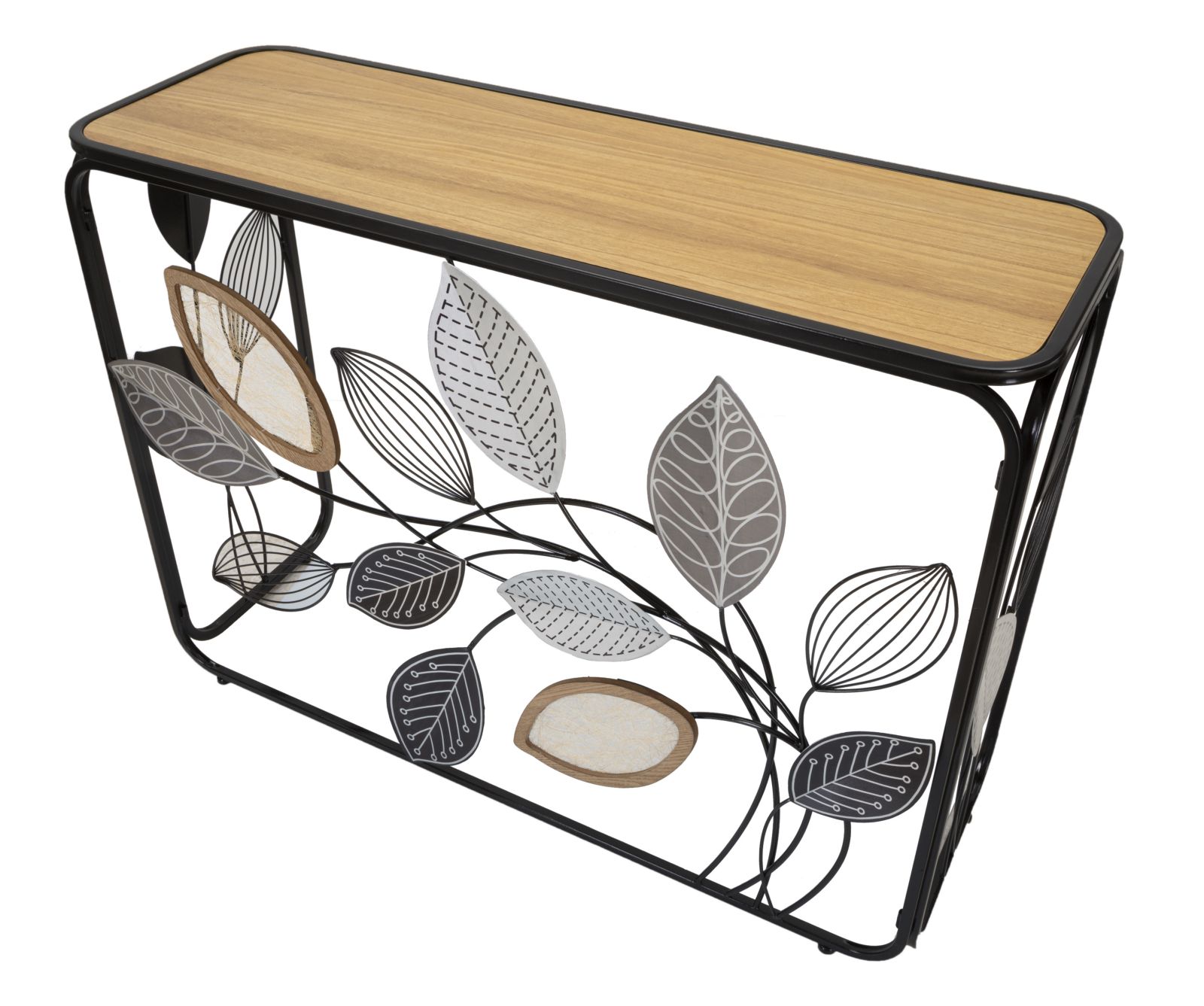 Dekoratívny stolík Console Autumn Mauro Ferretti, čierny