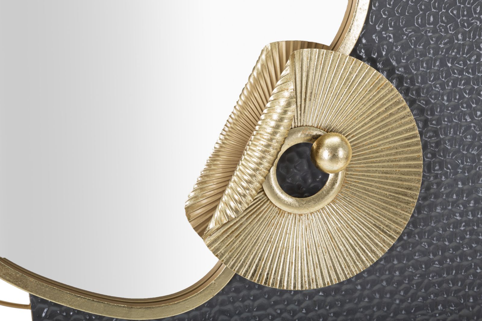 Zrkadlo Art Mauro Ferretti, sivá/zlatá