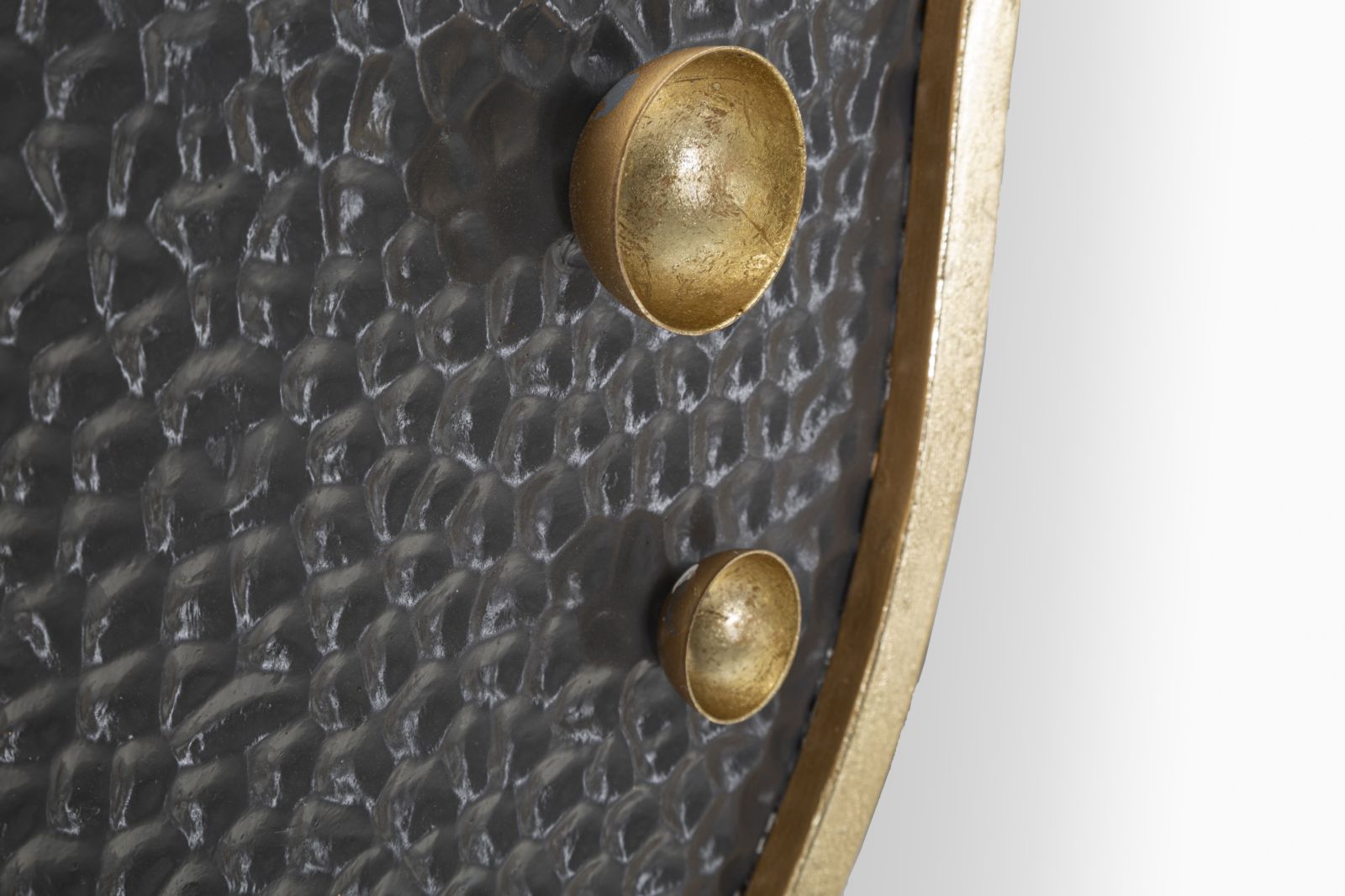 Zrkadlo Art Mauro Ferretti, sivá/zlatá