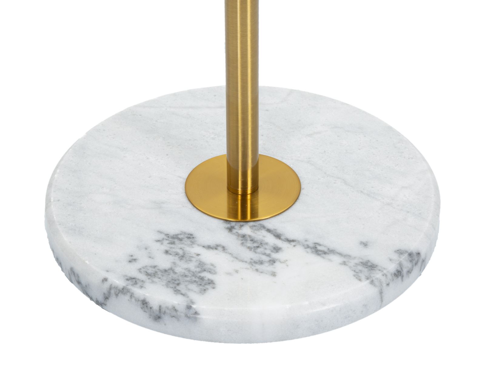 Stojanová lampa App Abiti Mauro Ferretti, biela/zlatá