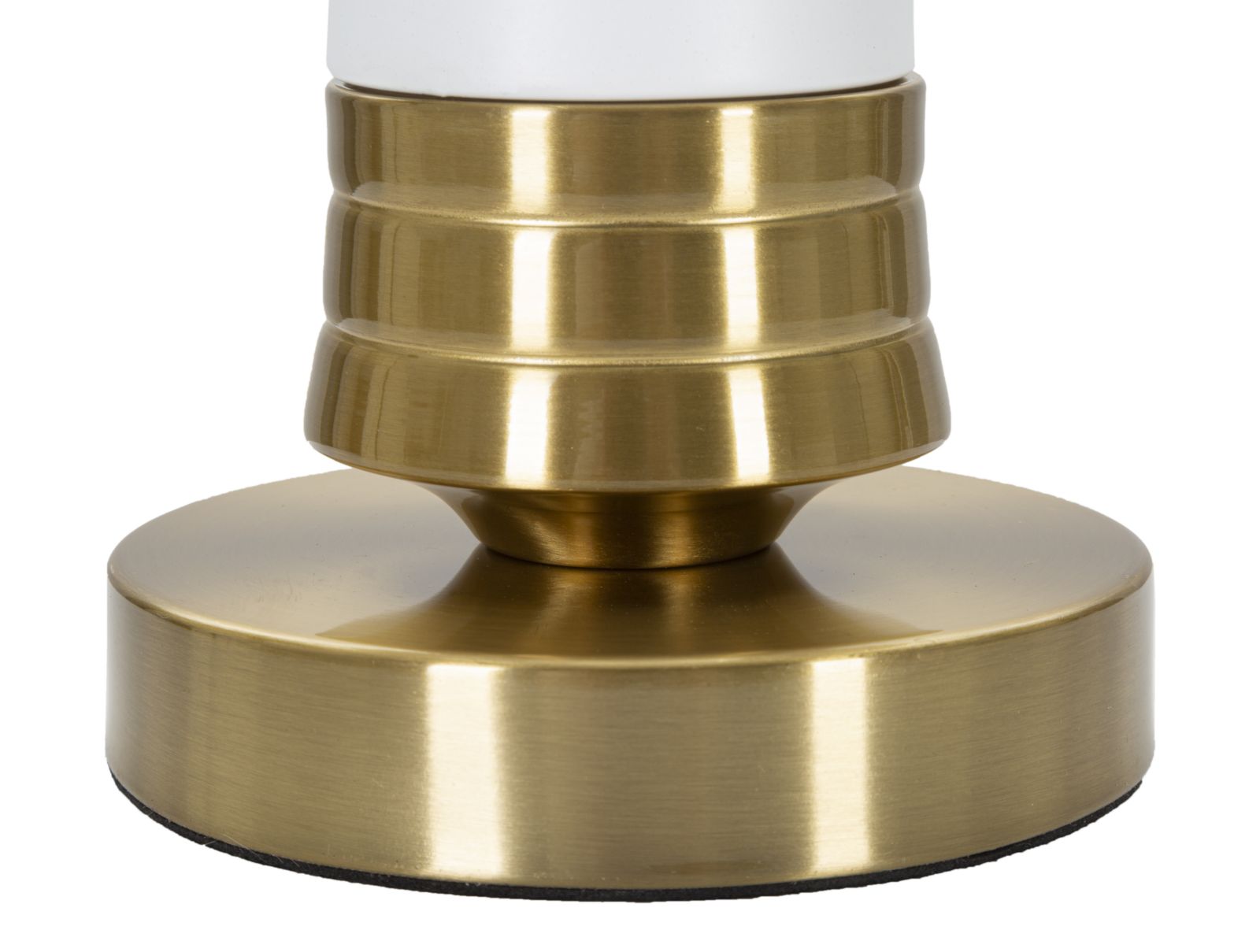 Stolová lampa Whity Mauro Ferretti, biela/zlatá