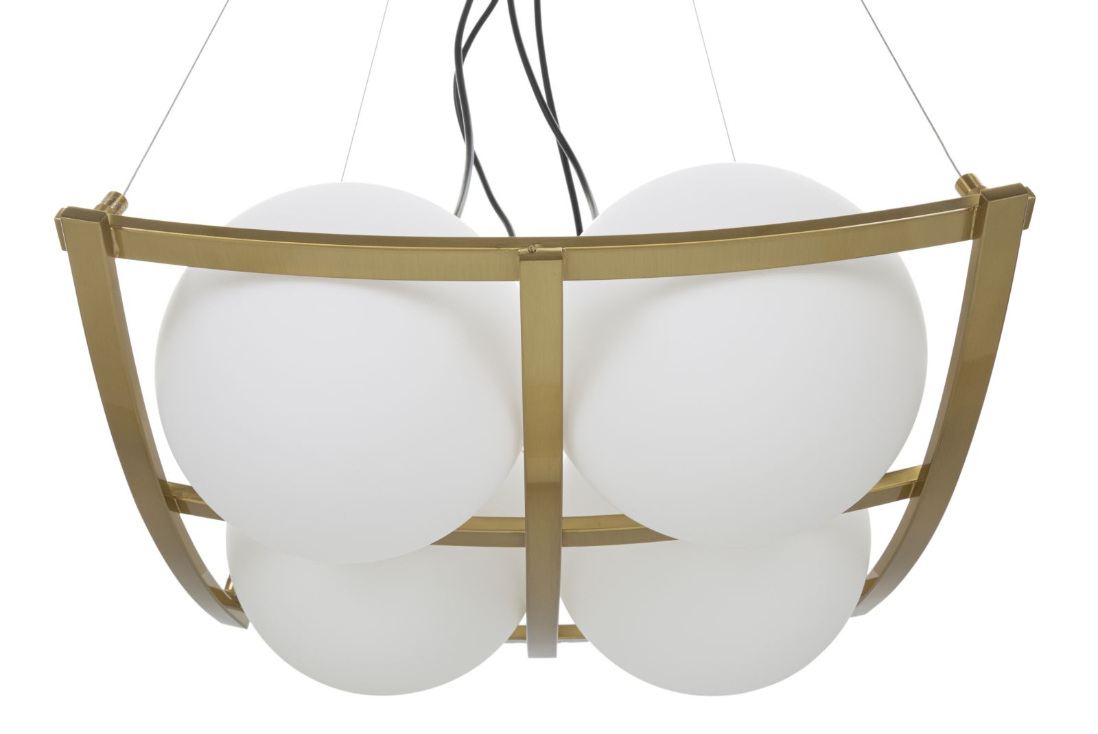 Dizajnová lampa Lampadario Japan Square Mauro Ferretti, zlatá