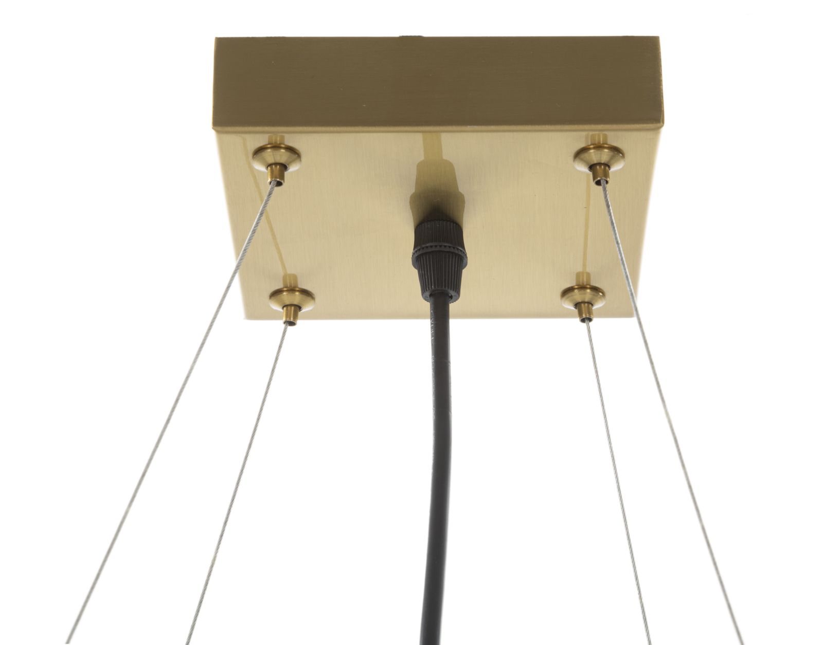 Dizajnová lampa Lampadario Japan Square Mauro Ferretti, zlatá