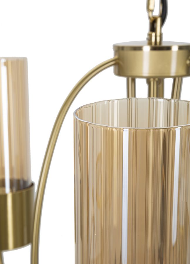 Dizajnová lampa Lampadario Versailles Luci Mauro Ferretti, zlatá