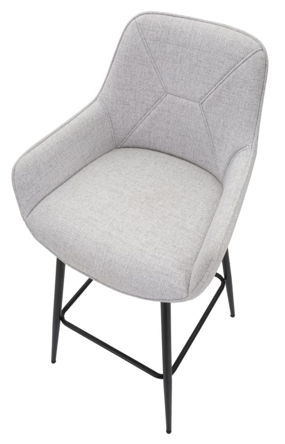 Dekoratívny doplnok Sgabello Bar Grigio Mauro Ferretti 55×55×109 cm