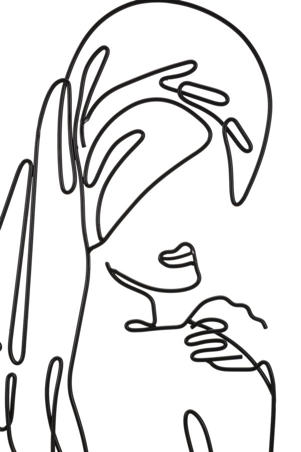 Dekoratívny panel Towel Mauro Ferretti, čierny