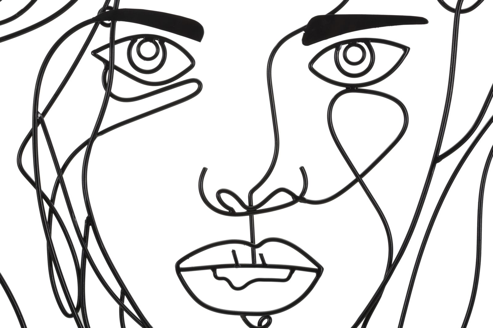 Dekoratívny panel Face Mauro Ferretti, čierny