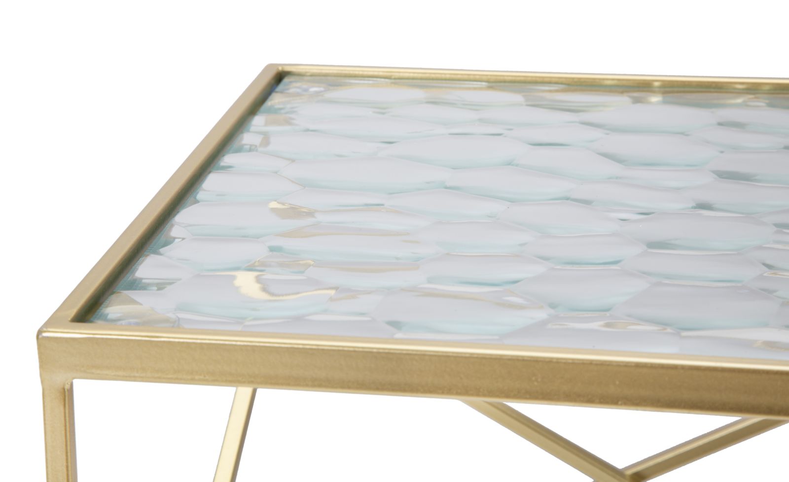Dekoratívny doplnok Tavolinetti Glassy Mauro Ferretti 31,5×31,5×68-28×28×64 cm