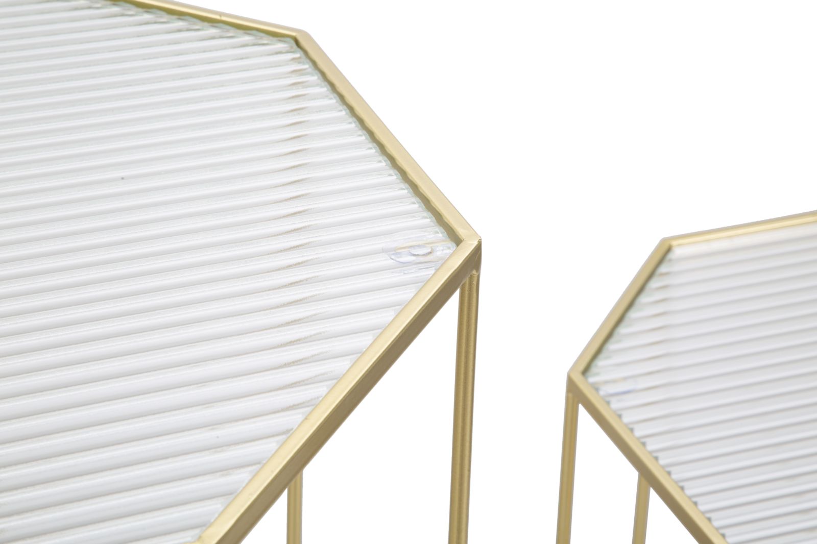 Dekoratívne stolíky 2ks P Telefono New Mauro Ferretti, zlaté