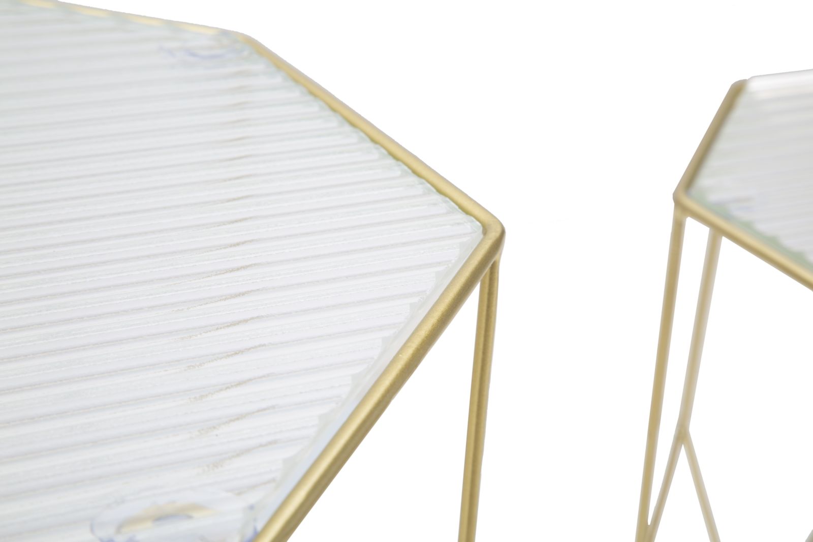 Dekoratívny doplnok Tavolinetti New Glass Mauro Ferretti Ø 37×47-31×42 cm