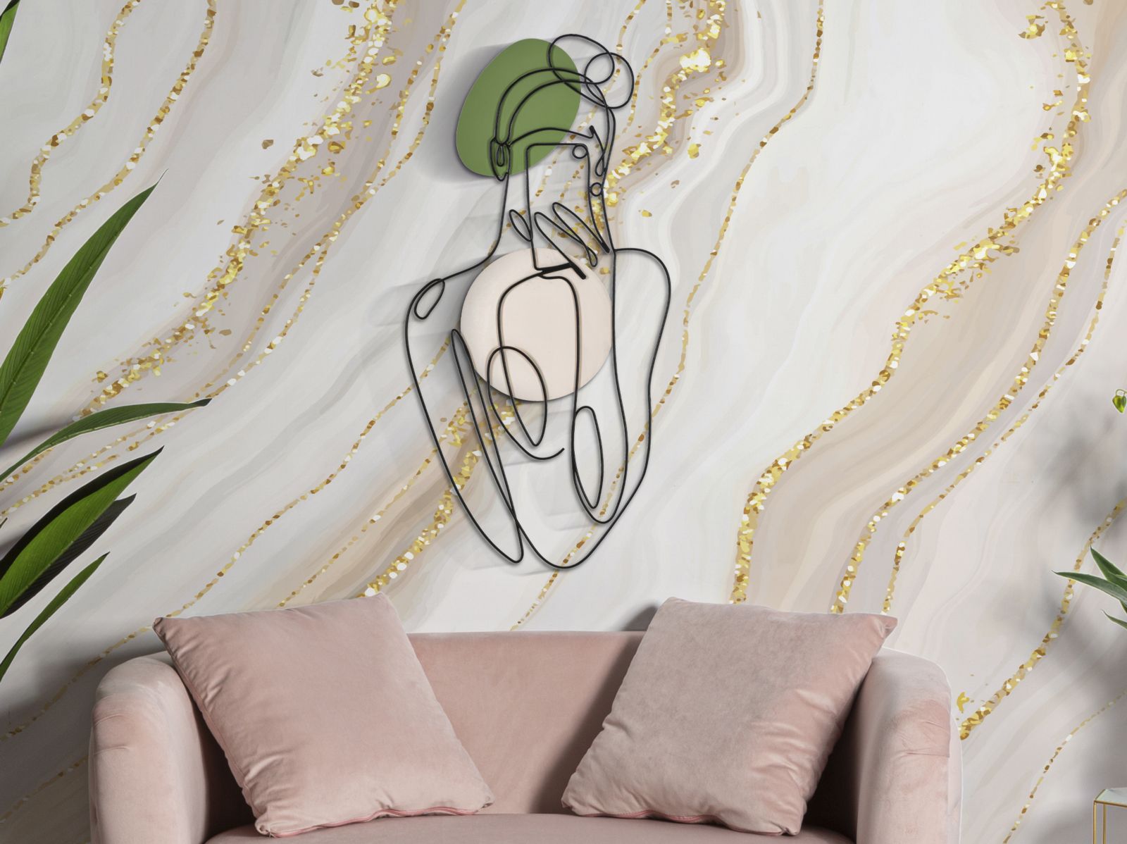 Dekoratívny panel Lady Color Mauro Ferretti, čierny/farebný