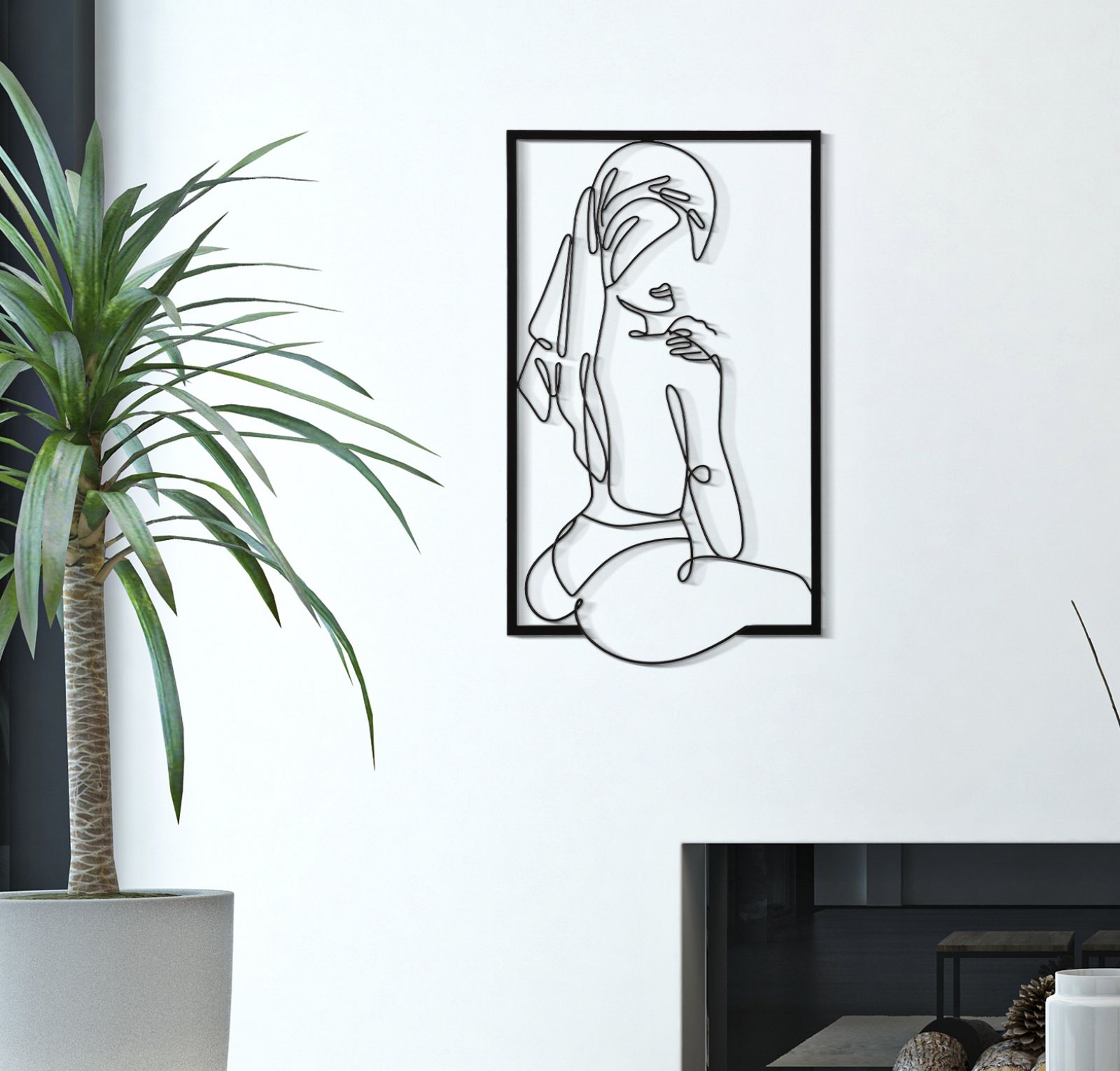 Dekoratívny panel Towel Mauro Ferretti, čierny