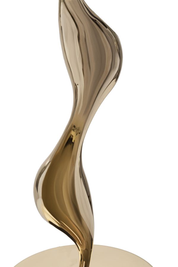 Stolová lampa Slim Rosa Mauro Ferretti, ružová/zlatá
