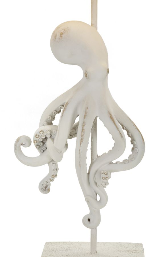 Stolová lampa Octopus Bianca Mauro Ferretti, biela