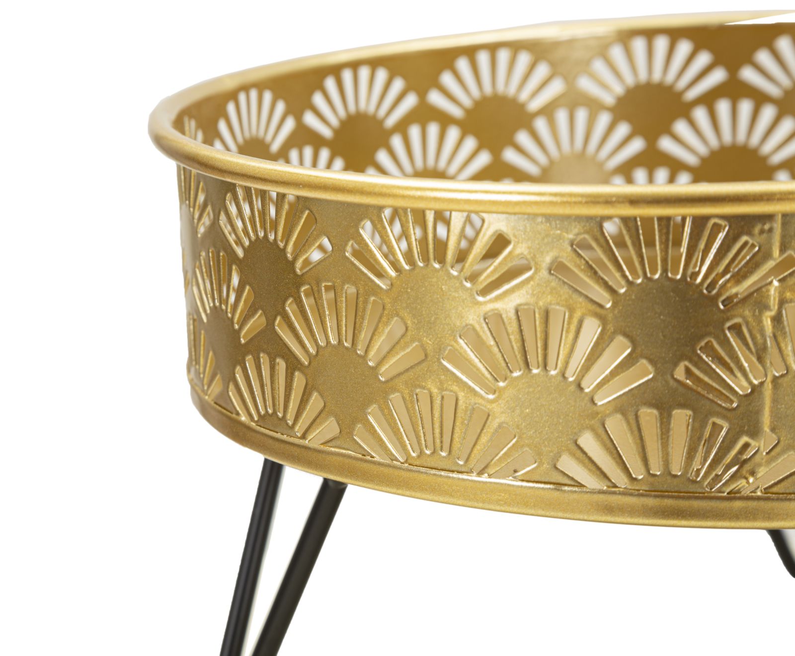 Dekoratívne vázy 2ks P Zanny Mauro Ferretti, zlatá/čierna