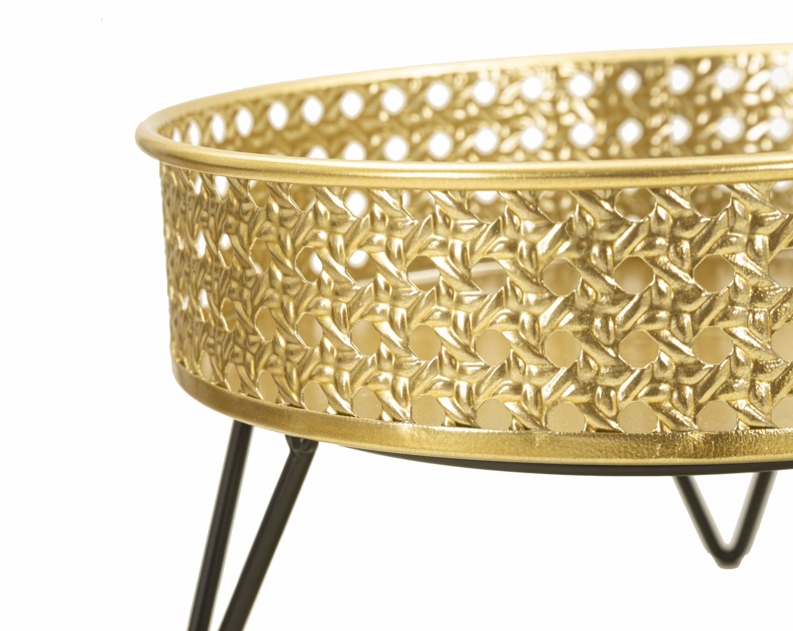 Dekoratívne vázy 2ks P Bossy Mauro Ferretti, zlatá/čierna