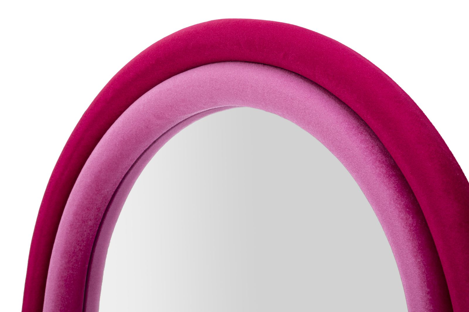Zrkadlo Cloe Velluto Fucsia Mauro Ferretti, ružové