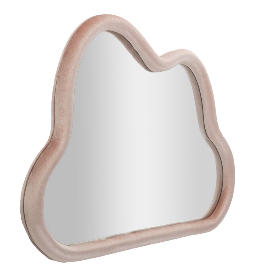 Zrkadlo Cloud Velluto Rosa Mauro Ferretti, ružové