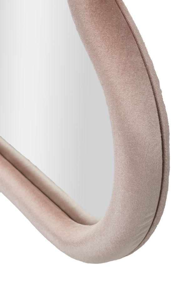 Zrkadlo Cloud Velluto Rosa Mauro Ferretti, ružové