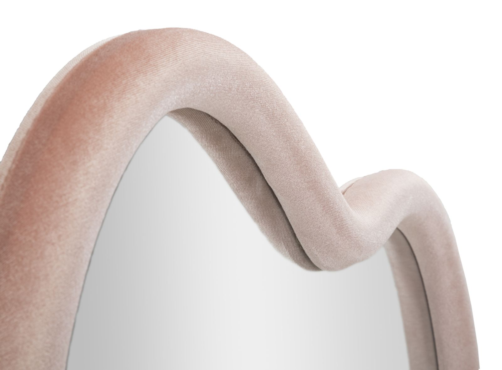 Zrkadlo Cloud Velluto Rosa Mauro Ferretti, ružové