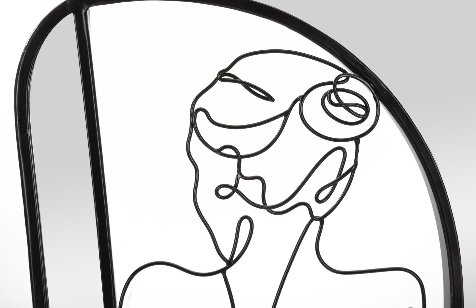 Zrkadlo Nudity Mauro Ferretti, čierne