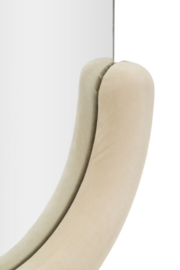 Zrkadlo Chantal Velluto Crema Mauro Ferretti, krémové