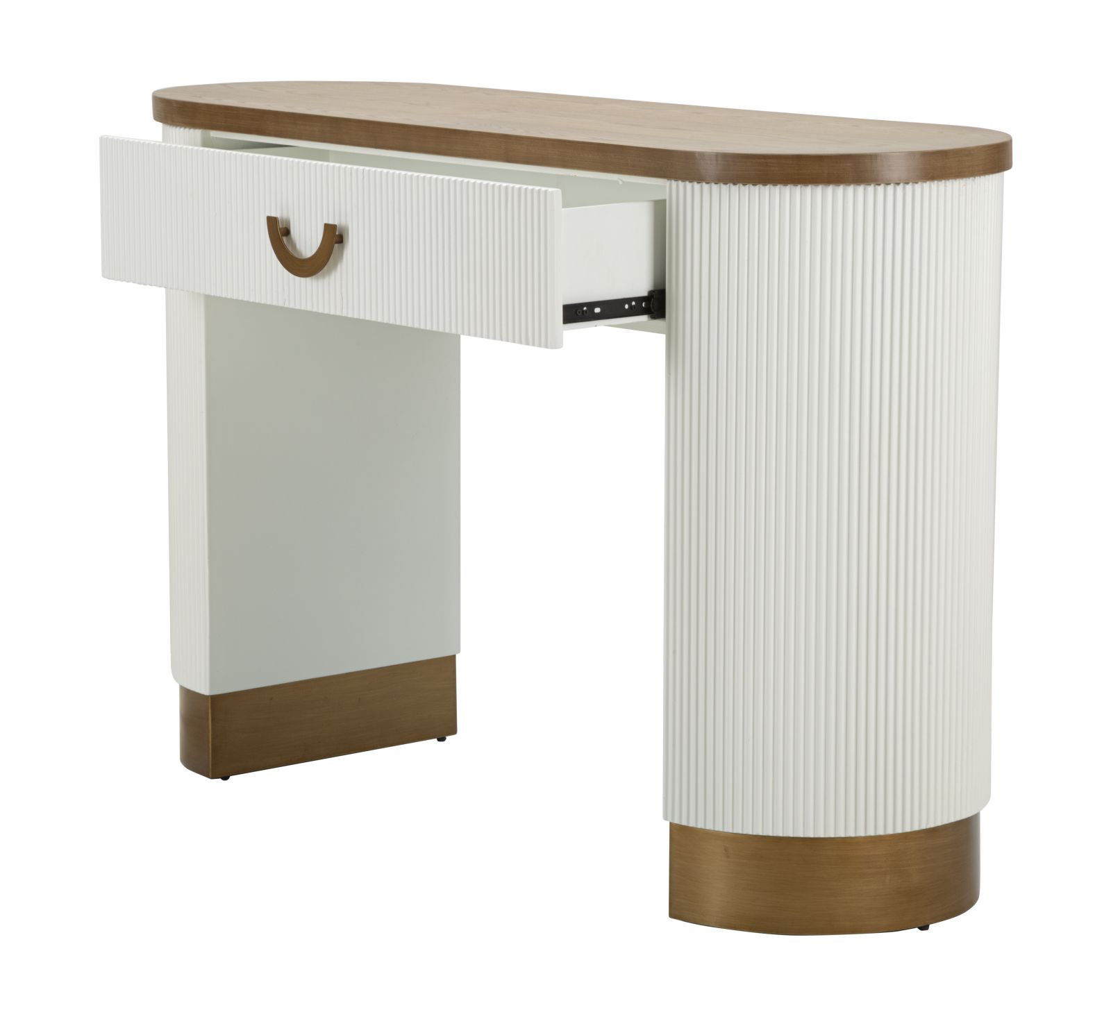 Dekoratívny stolík Console Tolosa Mauro Ferretti, biely/drevo