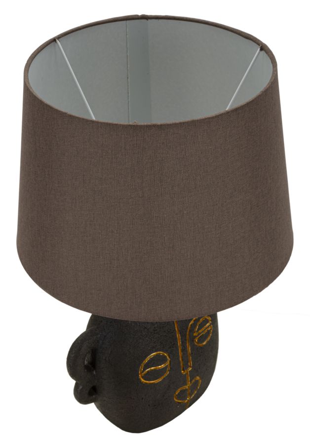 Stolová lampa Tribal Mauro Ferretti, čierna