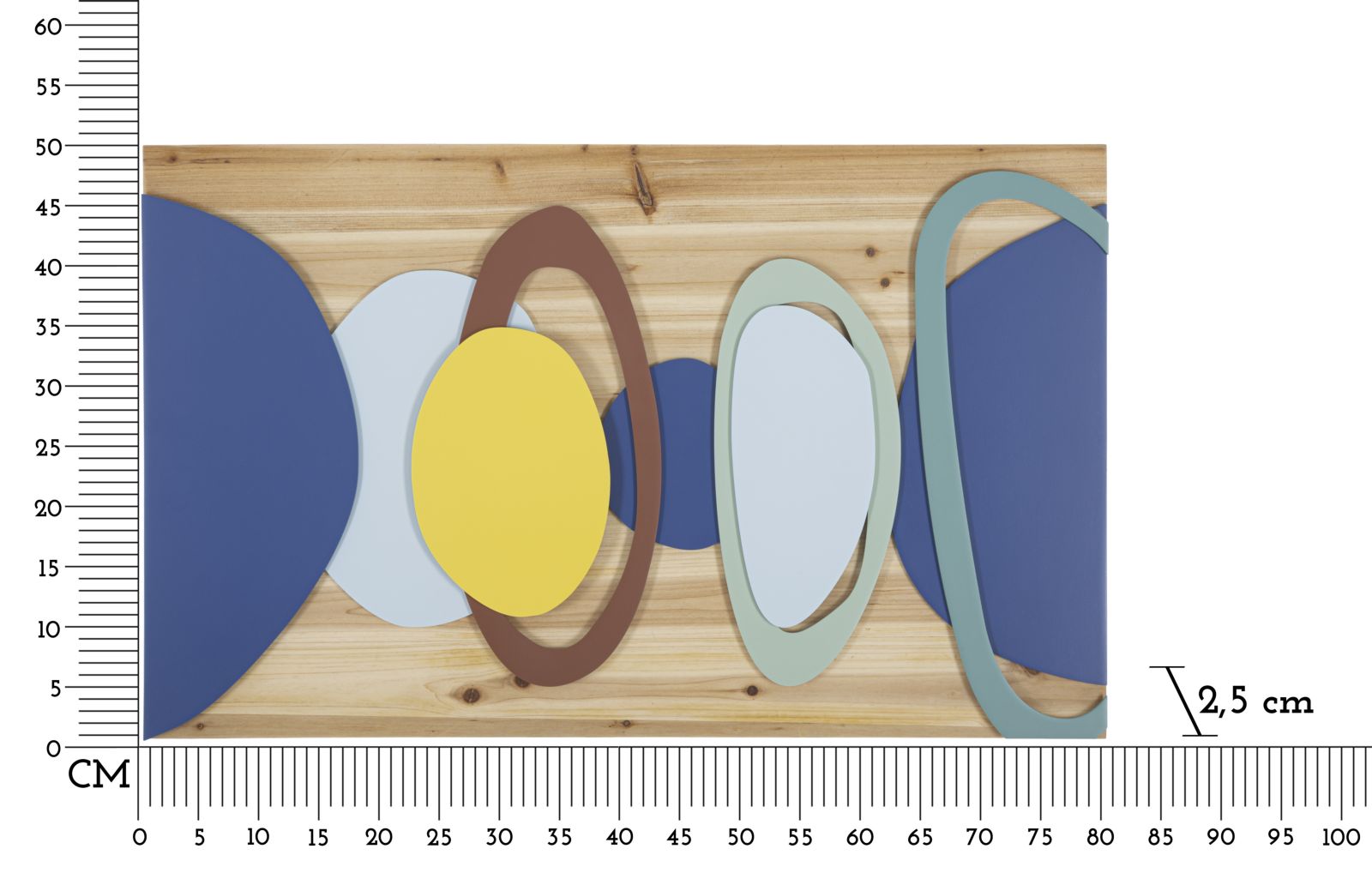 Dekoratívny panel Wood Color Mauro Ferretti, drevo/farebný
