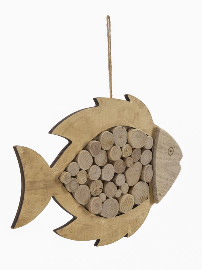 Dekoratívny doplnok Pesce Appendere Nature Mauro Ferretti 42,5×2×28,5 MIN 2 cm