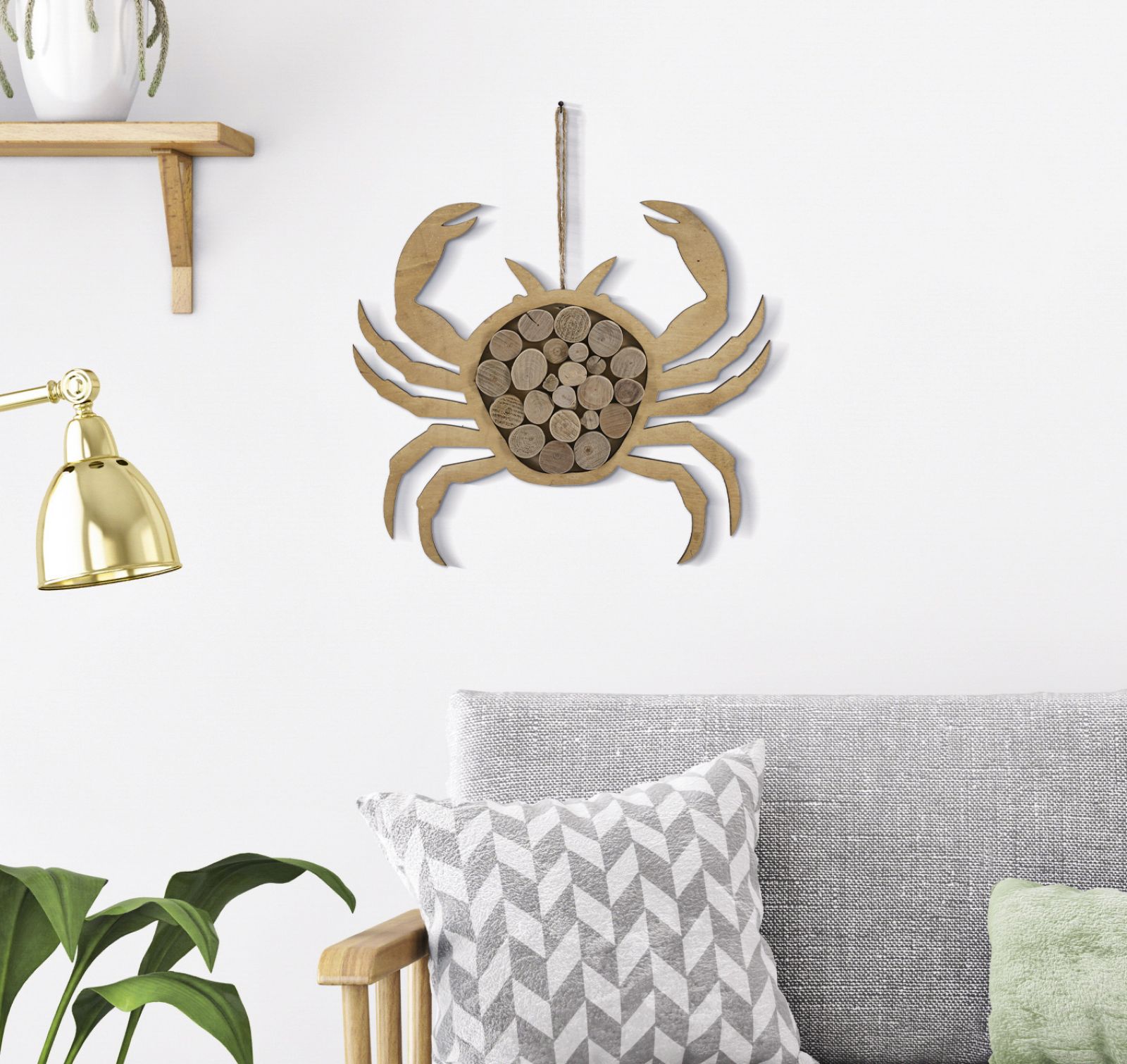 Dekoratívny doplnok Granchio Nature Mauro Ferretti 35×2×31 MIN 2 cm